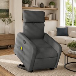Electric Recliner Chair in Grey for a Relaxed Living Space