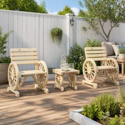 Create Your Outdoor Oasis with 3 Piece Lounge Set