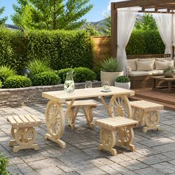 Enhance Your Outdoor Space with a 5-Piece Dining Set