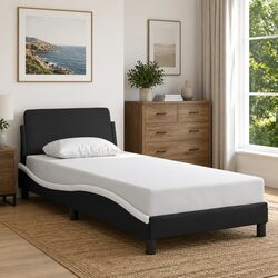 Stylish Modern Bed Frame with Headboard for Your Bedroom