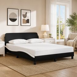 Transform Your Bedroom with a Modern Faux Leather Bed Frame 137x190 cm