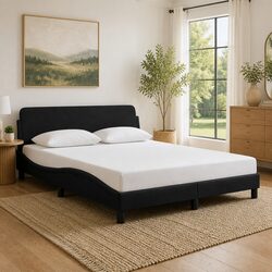Enhance Your Bedroom with a Black Velvet Queen Bed Frame
