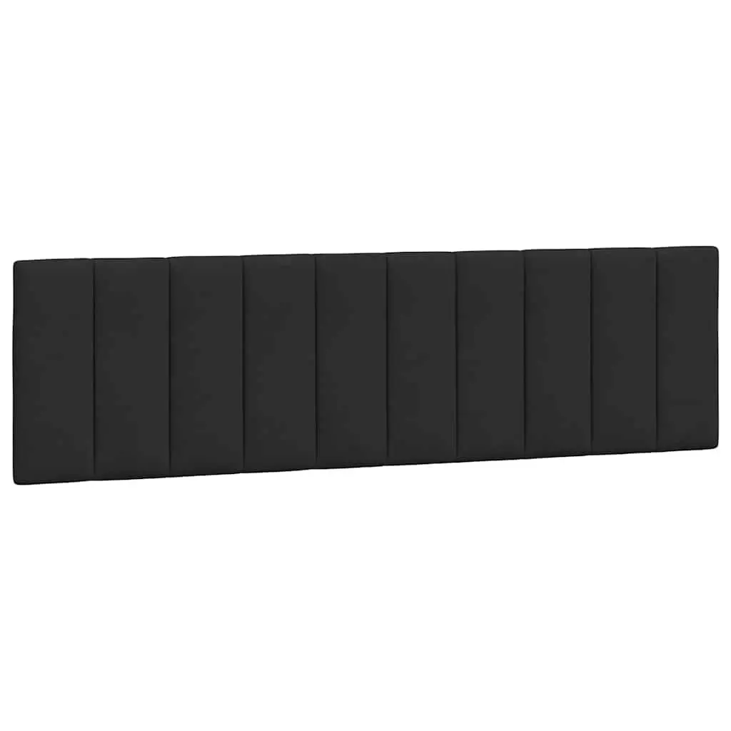 King Bed Frame 180x200 cm Velvet Black Soft Upholstered Headboard Slatted Base