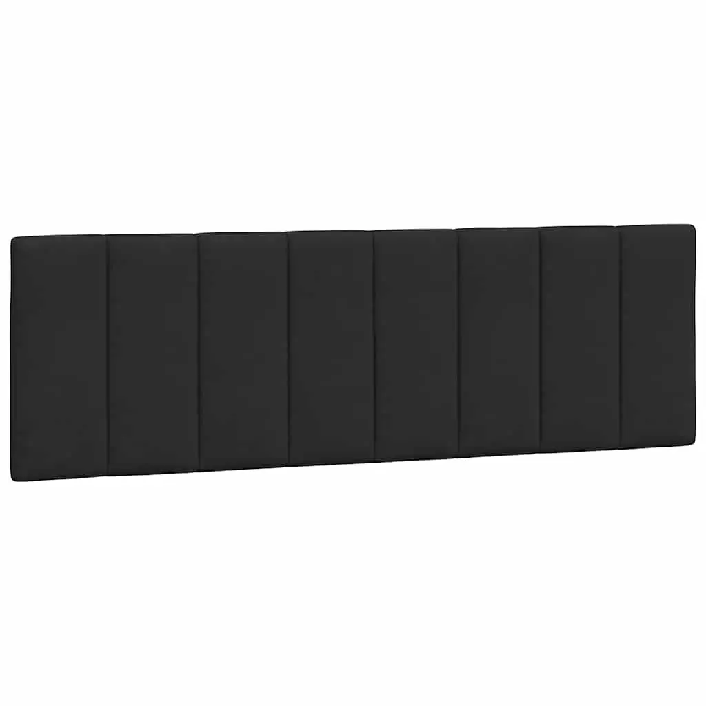 Queen Bed Frame 152x203cm Black Velvet Upholstered Foam Padded Headboard Plywood Slats