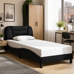 Contemporary Upholstered Bed Frame 90x190 cm for Your Bedroom