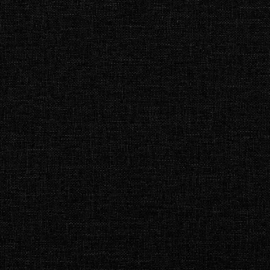 Queen Bed Frame Cushioned Black Fabric Headboard Plywood Slats 152x203cm