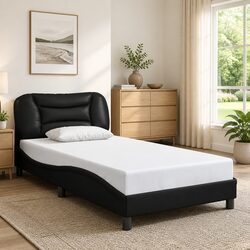 Elevate Your Bedroom with this Black King Single Bed Frame