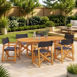 Enhance Your Outdoor Space with 6 Grey Folding Chairs