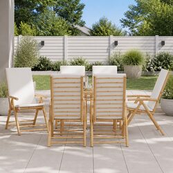 Enhance Your Outdoor Space with Bamboo Reclining Chairs Set