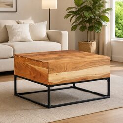 Enhance Your Living Space with This Acacia Coffee Table
