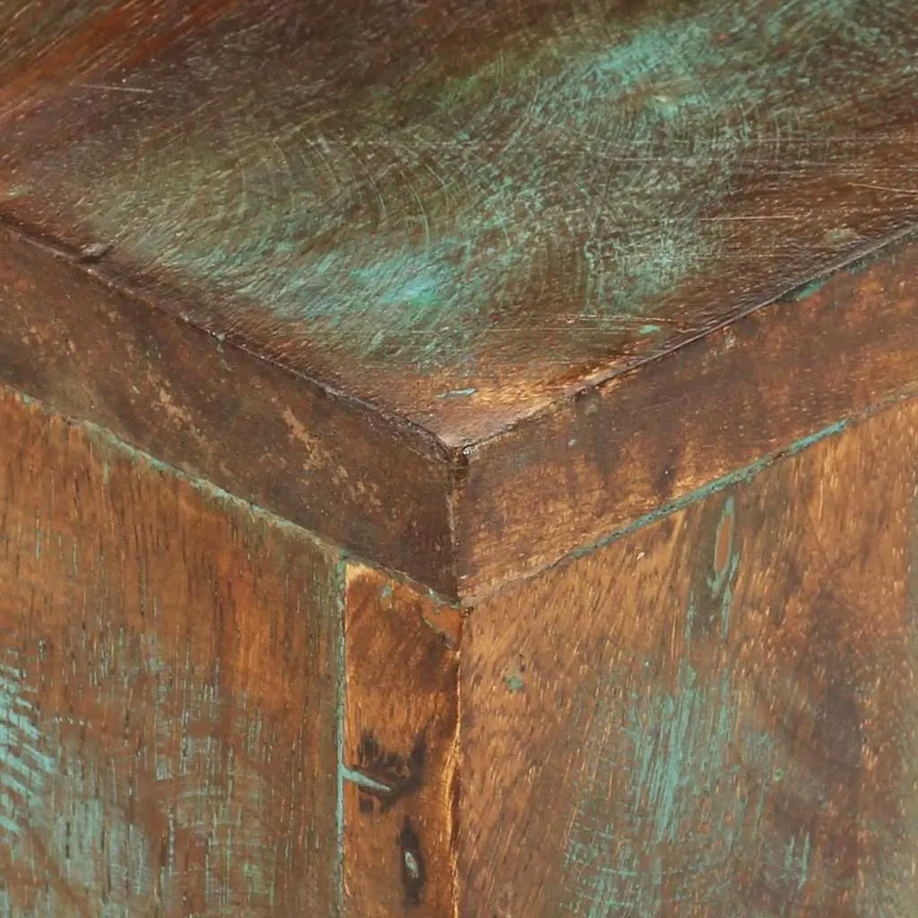 Coffee Table 68x68x41 cm Solid Reclaimed Wood Handmade Living Room Accent Furniture Brown