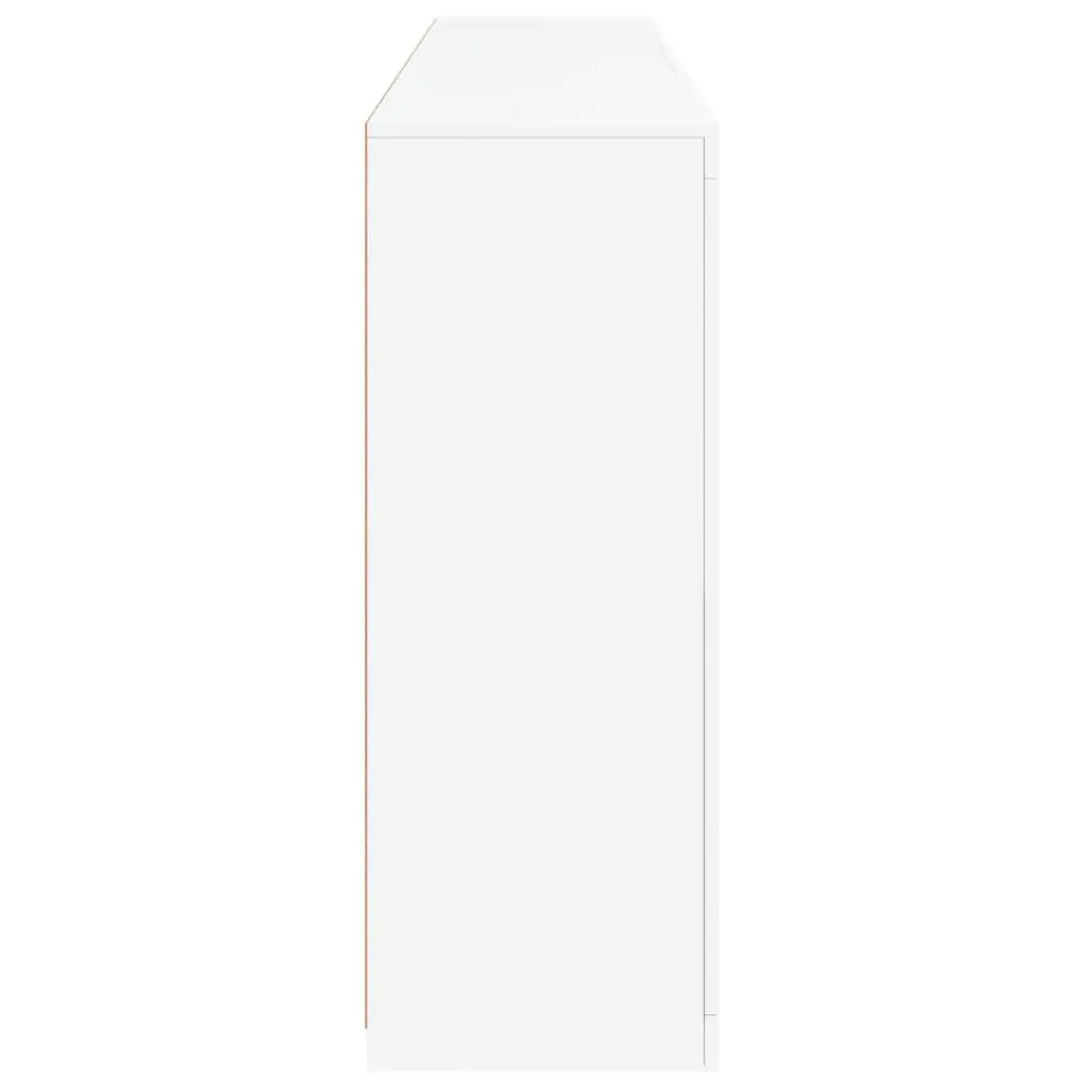 Sideboard Cabinet 181.5 x 37 x 100 cm White with RGB LED Lights Modern Storage Buffet
