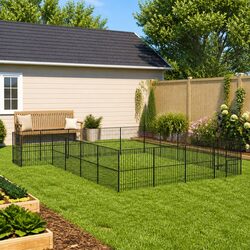 Create a Comfortable Space with a Black Steel Dog Playpen