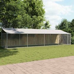 Stylish Outdoor Dog Kennel with Roof for Comfort