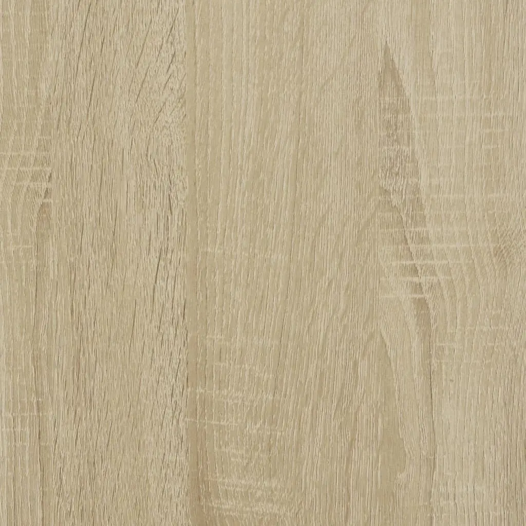 Bed Frame 135x190 cm Sonoma Oak Slatted Base with Headboard