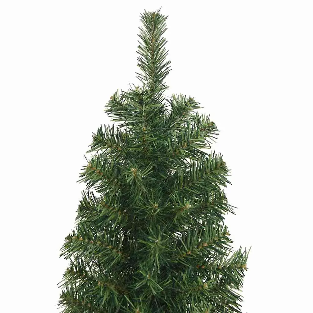 Slim Artificial Christmas Tree Green 240cm Holiday Seasonal Decoration Indoor
