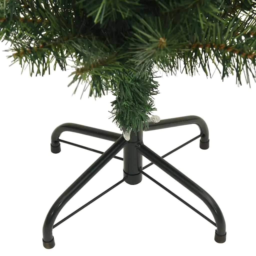 Slim Artificial Christmas Tree Green 240cm Holiday Seasonal Decoration Indoor