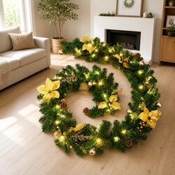 Elevate Your Holiday Decor with LED Christmas Garland