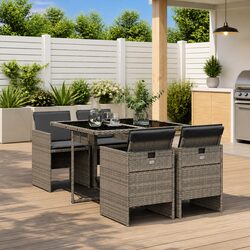 Elevate Your Outdoor Space with This 5-Piece Dining Set