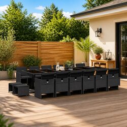 Enhance Your Outdoor Space with a 17 Piece Dining Set
