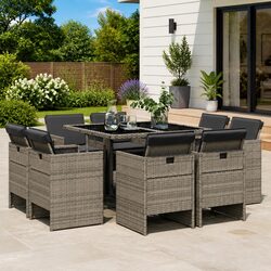 Stylish Outdoor Dining Set 9 Piece for Your Garden
