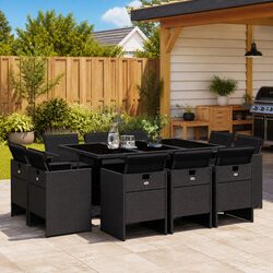 Enhance Your Outdoor Space with This 11 Piece Dining Set