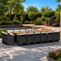Elevate Your Patio with a 17 Piece Outdoor Dining Set