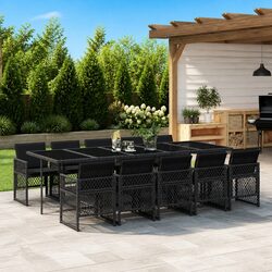 Enhance Your Outdoor Space with 11-Piece Dining Set