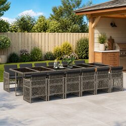 Enhance Your Outdoor Living Space with 13-Piece Dining Set