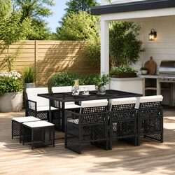 Enhance Your Outdoor Space with this 11 Piece Dining Set