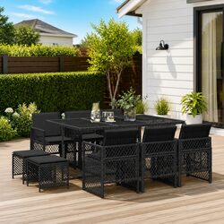 Elevate Your Outdoor Space with 11 Piece Dining Set