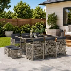Enhance Your Outdoor Space with This 11 Piece Dining Set