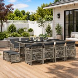 Elevate Your Outdoor Dining Experience with This 13 Piece Set