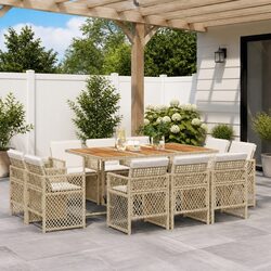 Enhance Your Outdoor Space with This 11-Piece Dining Set