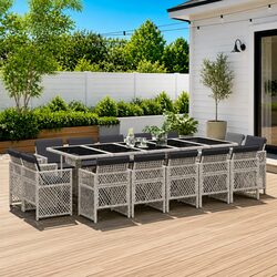 Elevate Your Outdoor Space with 15-Piece Dining Set