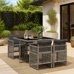 Enhance Your Outdoor Space with 5 Piece Dining Set