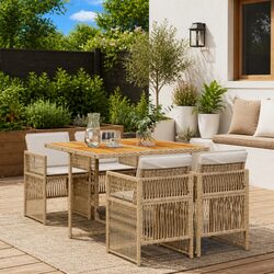 Elevate Your Outdoor Space with a 5 Piece Dining Set