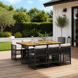 Elevate Your Outdoor Space with This 7 Piece Dining Set
