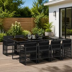 Enhance Your Outdoor Space with a 9-Piece Dining Set