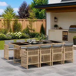9 Piece Outdoor Dining Set for Your Patio Oasis