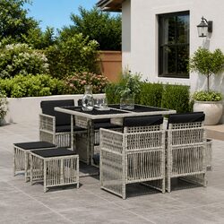 Enhance Your Outdoor Space with a 9-Piece Dining Set