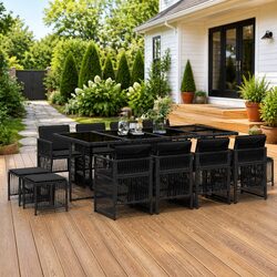 Enhance Your Outdoor Space with a 13 Piece Dining Set