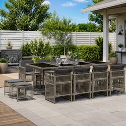 Enhance Your Outdoor Space with 13 Piece Dining Set