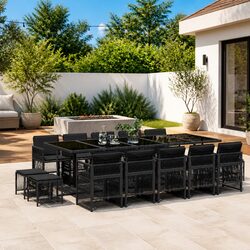 Stylish 15-Piece Outdoor Dining Set for Your Space