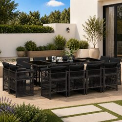 Transform Your Space with a 13-Piece Outdoor Dining Set