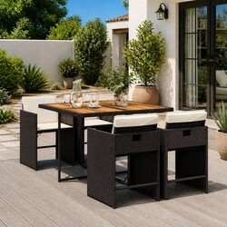 Elevate Your Outdoor Space with This 5 Piece Dining Set
