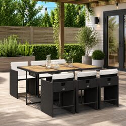 Transform Your Patio with This 7 Piece Outdoor Dining Set
