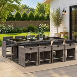 Transform Your Space with 9 Piece Garden Dining Set