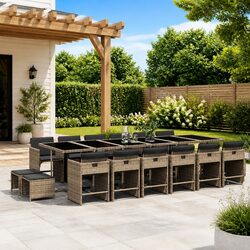 Elevate Your Outdoor Space with a 17 Piece Dining Set