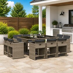 Elevate Your Outdoor Space with 11-Piece Dining Set